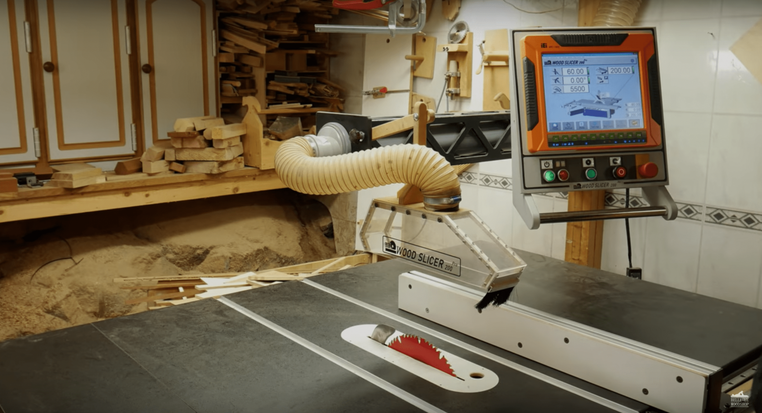 DIY Automatic Table Saw with Electronic Fence and Blade Control
