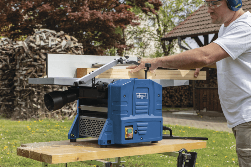 Scheppach HMS 1080 Jointer Planer in Action