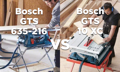 Bosch Gts 635 216 Vs Gts 10 Xc Table Saw What Are The Differences Machine Atlas