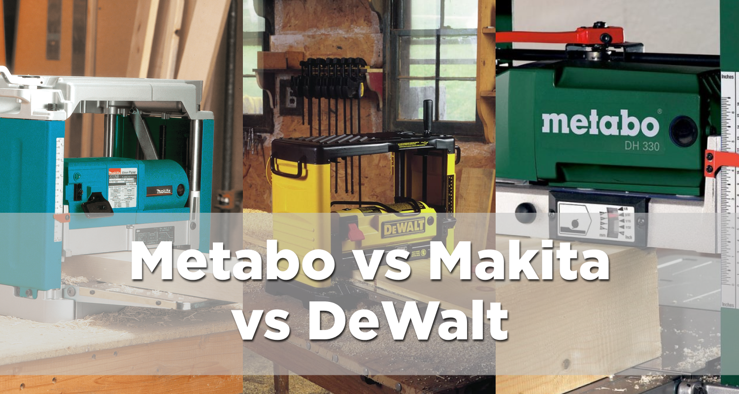 DeWalt DW733 vs Metabo DH 330 vs Makita 2012NB – Search for the best benchtop planer
