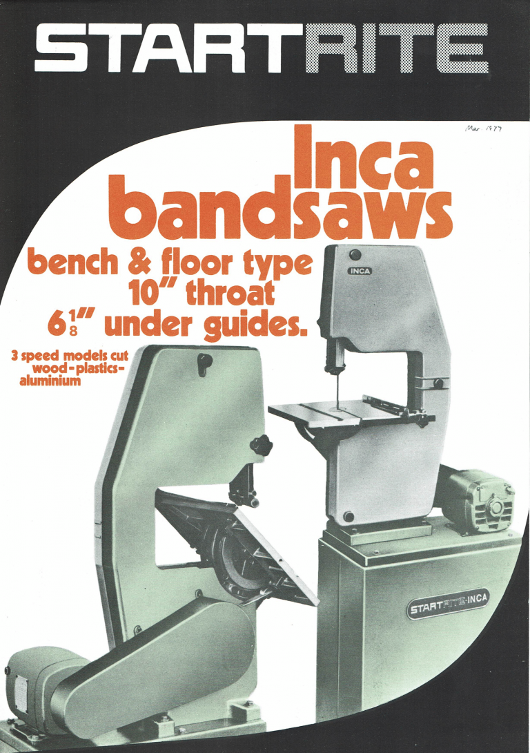 Startrite INCA brochures (downloadable) Machine Atlas