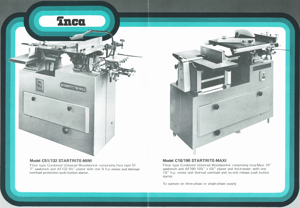 Startrite Metal Stands for INCA machines