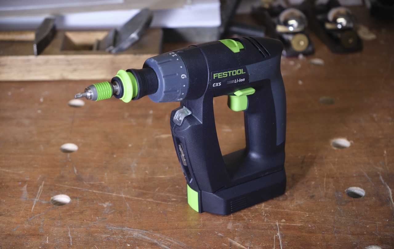 Festool CXS standing upright