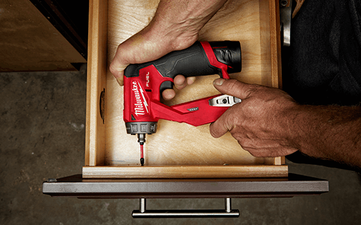 Milwaukee M12 Installation Drill confined space