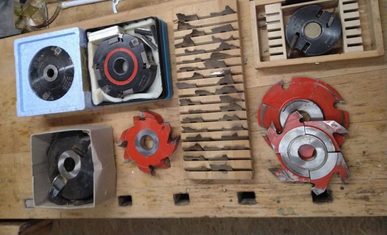 Inca 344.021 Spindle Moulder Shaper assortment of cutters